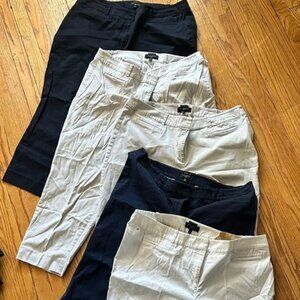 Bundle of five Talbots perfect crop pants size 18W